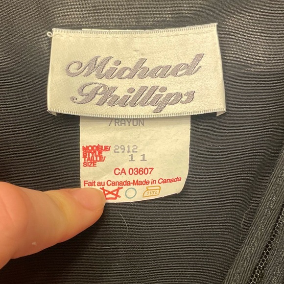 VINTAGE 80s EMBROIDERED VEST DRESS
BY MICHAEL PHILLIPS 11 - Picture 5 of 6